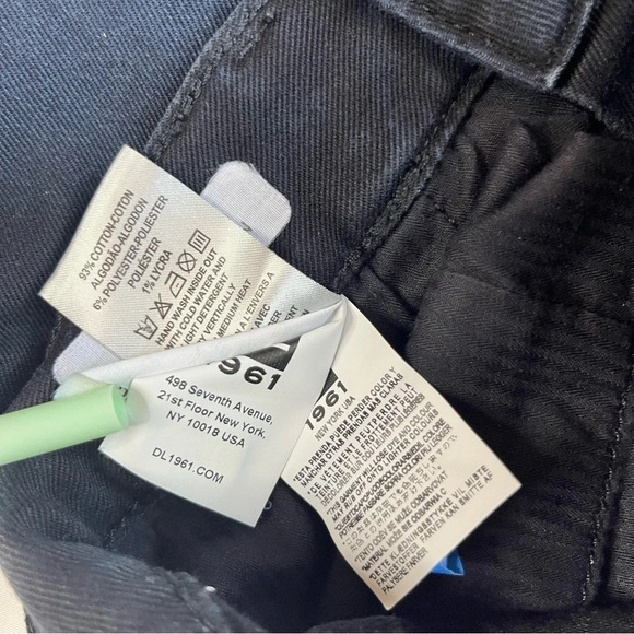 DL1961 Women’s Margaux Instasculpt Dark Wash Ankle Skinny Jean Size 25 - Picture 13 of 13